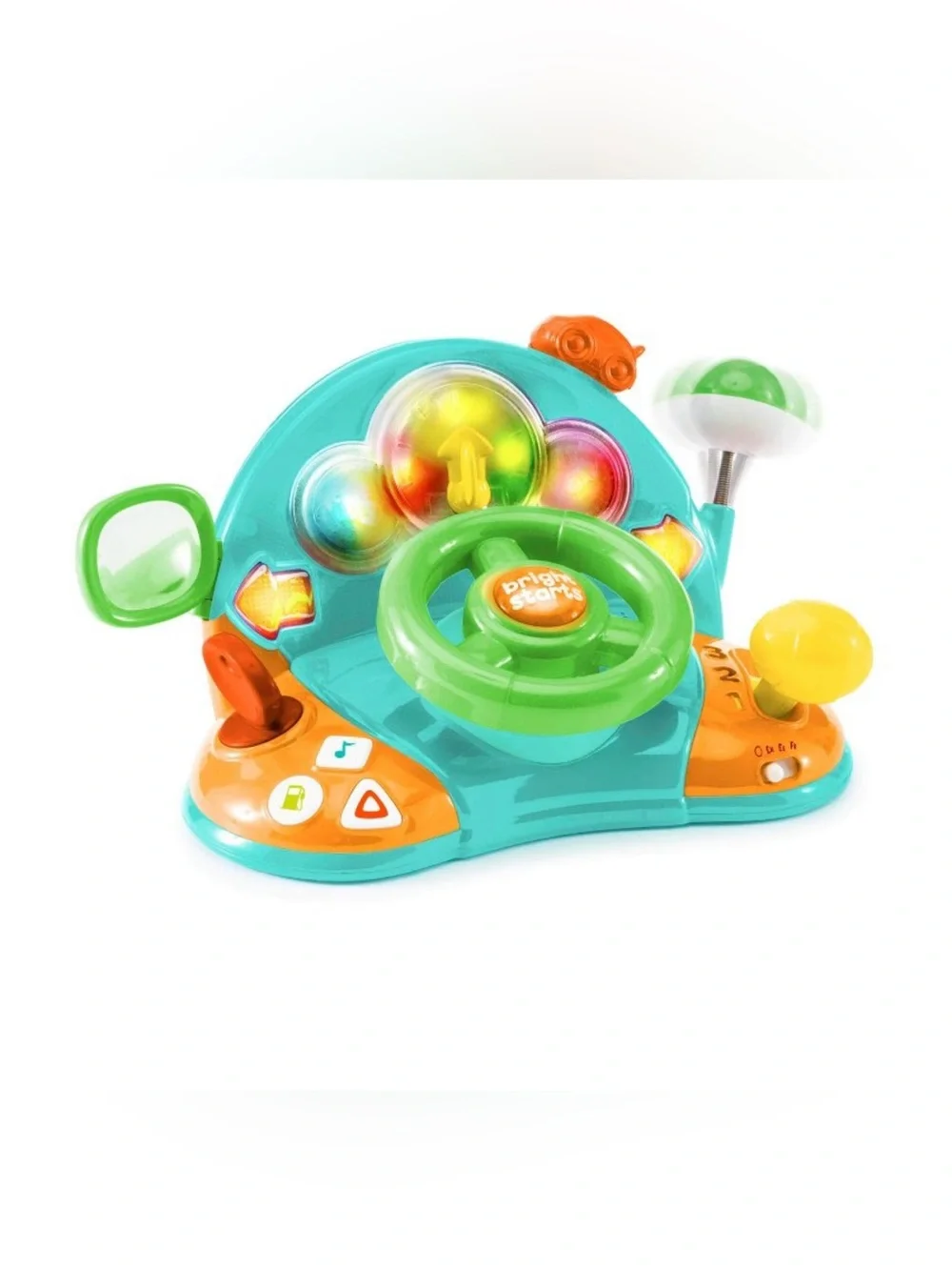 Bright Starts Lights & Colors Driver Steering Wheel Baby Toy: Educational Focus.